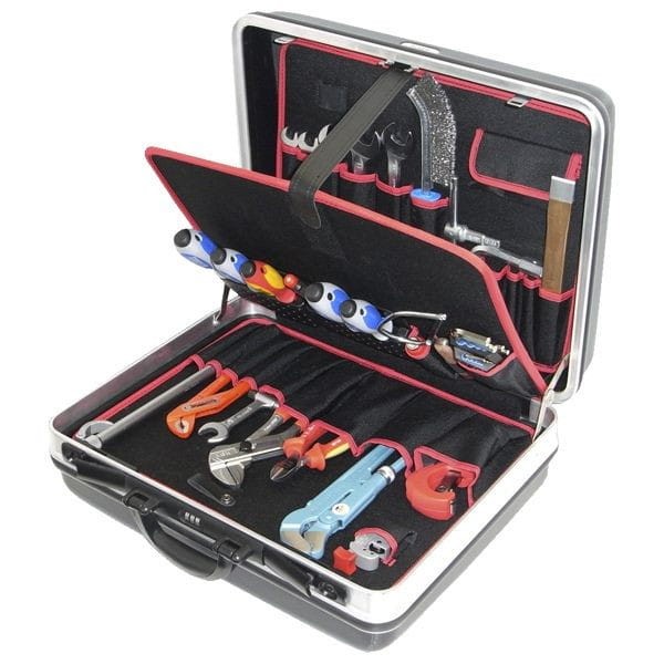 Walizka 480x370x180 z narzędziami 28el. 77030 56077030 Alarm