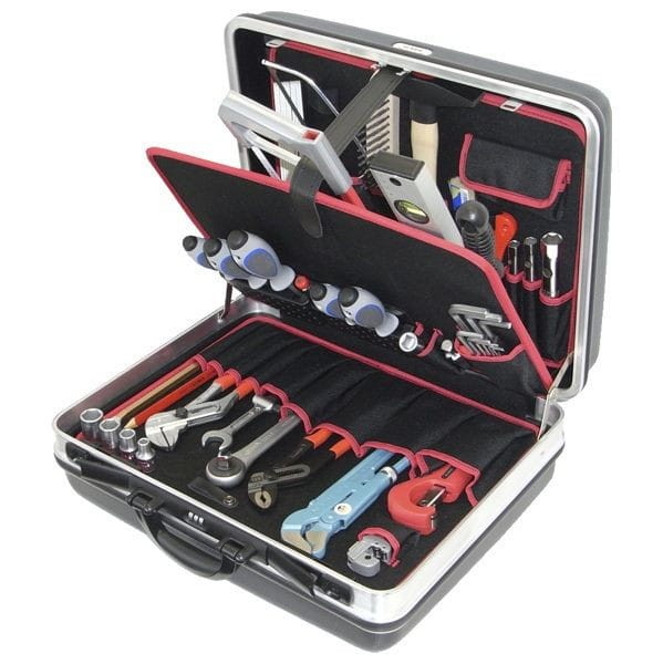 Walizka 480x370x180 z narzędziami 37el. 77045 56077045 Alarm