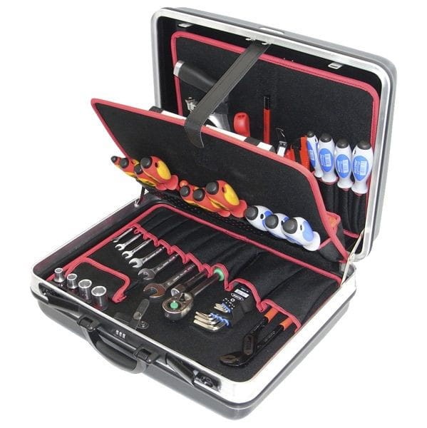 Walizka 480x370x180 z narzędziami 45el. 77305 56077305 Alarm