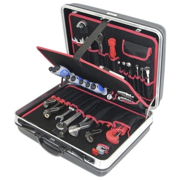 Walizka 480x370x180 z narzędziami 47el. 77025 56077025 Alarm