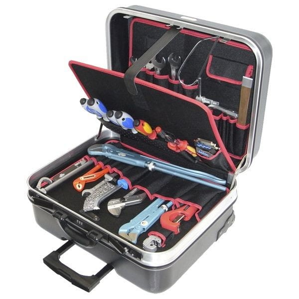 Walizka 485x350x195 z narzędziami 28el. 77510 56077510 Alarm