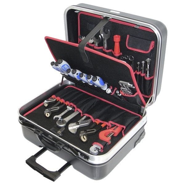 Walizka 485x350x195 z narzędziami 47el. 77505 56077505 Alarm