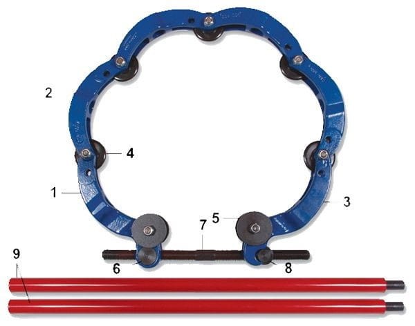 Obcinak do rur 200-400mm 10149 56010149 Alarm