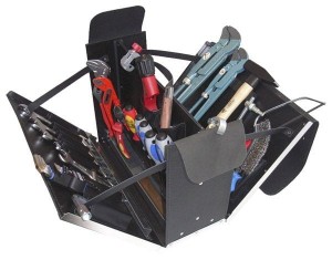 Torba 415x320x165 z narzędziami 28-el. 77070 56077070 Alarm