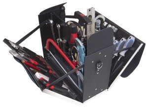 Torba 415x320x165 z narzędziami 37-el. 77085 56077085 Alarm