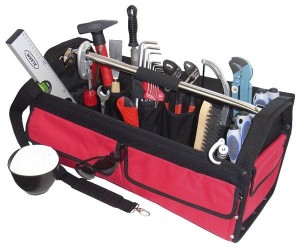 Torba ze stelażem z narzędziami 26el. 77145 56077145 Alarm