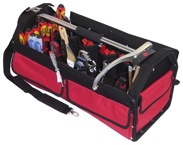 Torba ze stelażem z narzędziami 33el. 77355 56077355 Alarm