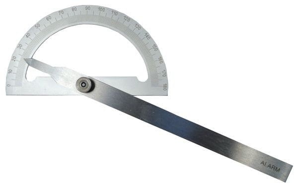Kątomierz do pomiaru kąta 0-180 36180 56036180 Alarm