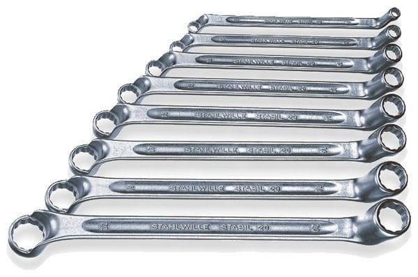 Zestaw kluczy oczk.dwustr. 6-32mm, głębokoodsadzone 41180 56041180 Alarm