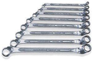 Zestaw kluczy oczkowych dwustronnych 6-32mm głęboko odsadzonych 41180 56041180 Alarm