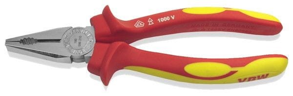 Szczypce uniwersalne VDE-1000V 180mm, chrom 12651 56012651 Alarm