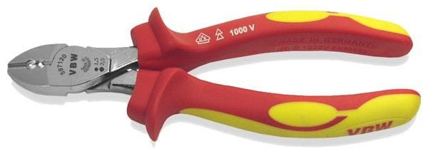 Szczypce tn.boczne, VDE-1000V,160mm do.zdejm.izolacji 12657 56012657 Alarm