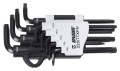 Zestaw narzędzi Torx o profilu TX na plastikowym wieszaku TX9-40 Unior (613089) 220/7TXPH