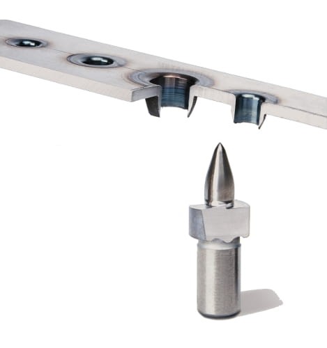 Wiertło termiczne M4 krótkie fazujące 3,7mm Short Flat z okrawaczem 3650370 Centerdrill