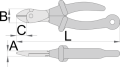 Wzmocnione szczypce tnące boczne w izolowane 180 Unior (626964) 466/1VDEDP-H