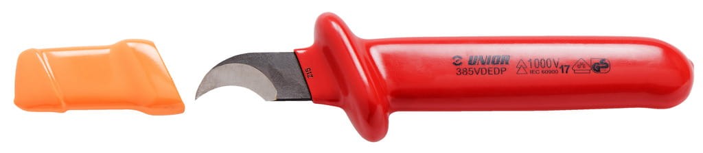 Nóż instalacyjny izolowany 180mm Unior (615494) 385VDE