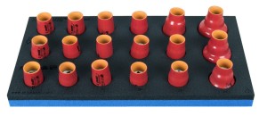 Zestaw izolowanych nasadek 1/2" na wkładce SOS Unior Tools (621790) 964VDE5