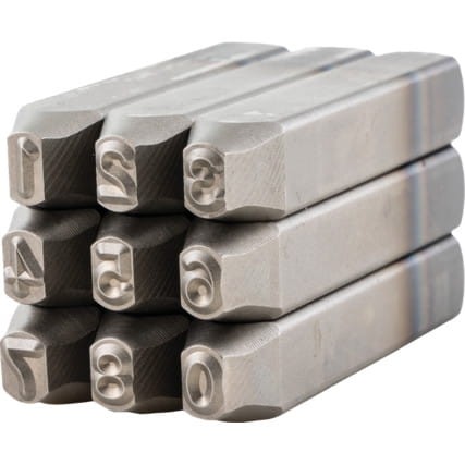 Zestaw znaczników 5mm 0-9 numeratorów cyfrowych 9szt. Kennedy KEN5606040K