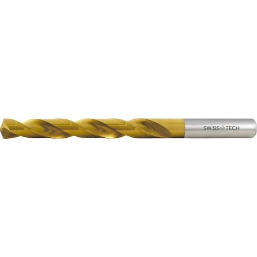 Wiertło 12mm wzmocnione HSS-Co TiN kobaltowe SwissTech SWT1250720A