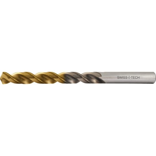 Wiertło 9mm TiN HSS-Co do stali nierdzewnej i kwasoodpornej spirala Helix SwissTech SWT1251590A