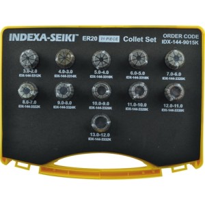 Zestaw tulejek zaciskowych ER20 2-13mm 11szt. Indexa IDX1449015K IDX-144-9015K