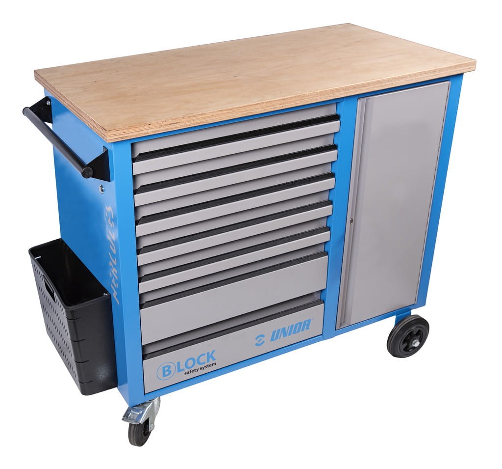 Wózek narzędziowy Herkules z systemem blokady szuflad Hercules Unior Tools (626800) 940H2BLOCK GAB-PAL