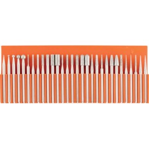 Pilniki diamentowe obrotowe 3mm 30szt. komplet York Abrasives YRK2109900K