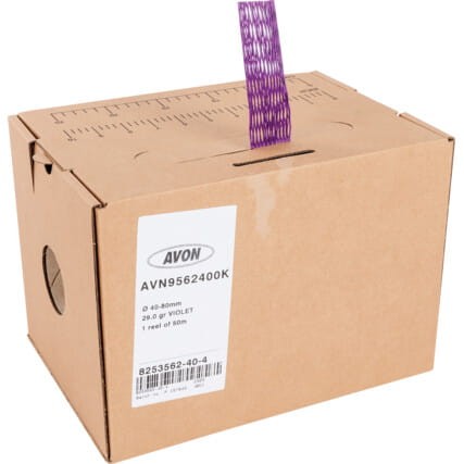 Siatka ochronna 40-80mm 50m wysokoelastyczna fioletowa zabezpieczająca Avon AVN9562400K