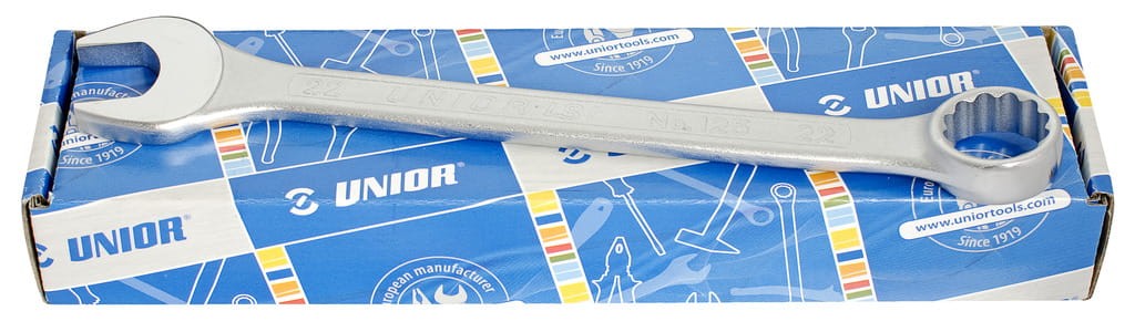 Zestaw kluczy płasko-oczkowych 6-22mm 17szt. krótkich w kartonie Unior (600431) 125/1CB