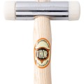 Młotek Thorex 25mm 250g z nakładkami nylonowymi 12-708N trzonek drewniany Thor Hammer THO5270320N