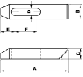 Łapa dociskowa M16 38x150mm CC2516150 podporowa Indexa IND4251135J PRO20