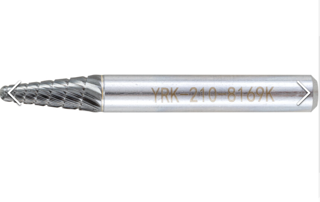 Pilnik obrotowy 6mm x16mm węglikowy stożkowy 14 stopni York Abrasives YRK2108169K