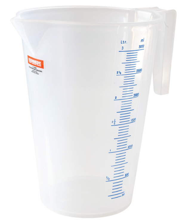 Miarka do cieczy 3l 250ml 0,25l Kennedy KEN5405580K