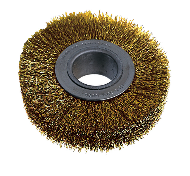 Szczotka druciana 100x20x30mm 30SWG mosiądzowana York Abrasives YRK2950940K