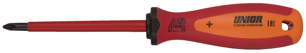 Izolowany wkrętak TBI krzyżakowy (PH) VDE PH 2X100 Unior (616445) 613VDETBI