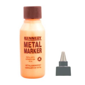 Farba pomarańczowa do plombowania śrub i znakowania metali szkła plastiku 46ml Kennedy KEN7343140K