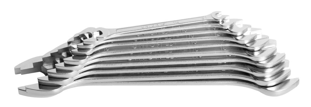 Zestaw kluczy płaskich dwustronnych w kartonowym pudełku 6-27/10 Unior (611018)