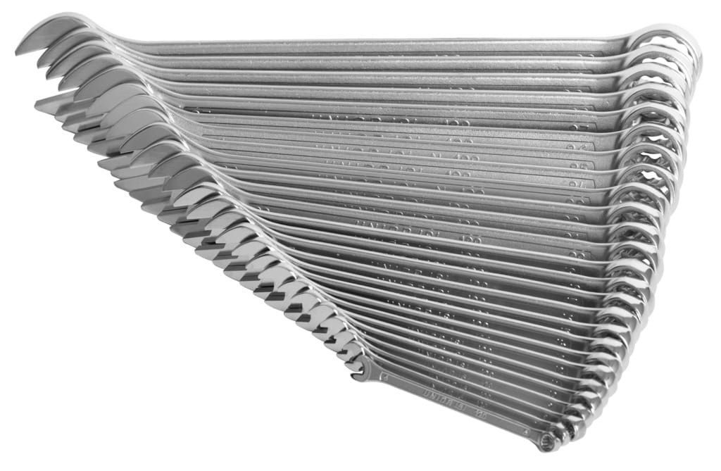 Zestaw kluczy płasko-oczkowych 6-32mm 26szt. długich w kartonie Unior (600384)