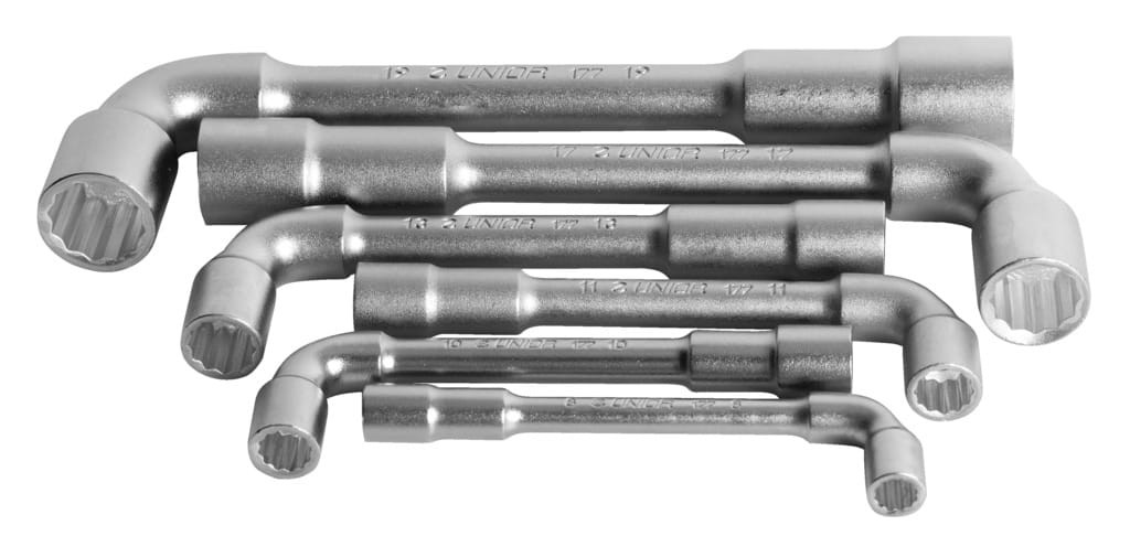 Zestaw kluczy nasadowych 8-19 6szt. kątowych sześciokątnych w kartonowym pudełku Unior (620583) 177CS6