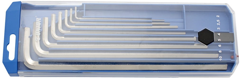 Zestawy kluczy trzpieniowych długich w plastikowym pudełku 2-10/8 Unior (610915) 220/3LPB2