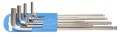 Zestaw kluczy imbusowych 1,5-10mm trzpieniowych długich z kulką na plastikowym wieszaku Unior Tools 608534 220/3SLPH (id: 30048)