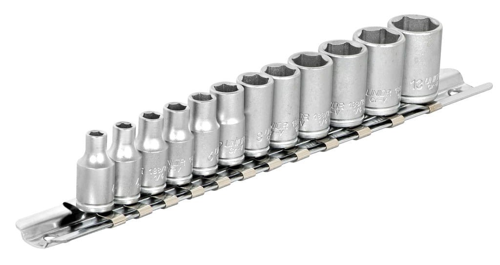 Zestaw nasadek 1/4" na wieszaku 4-13/12 Unior (622628) 188H6P12