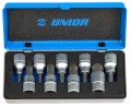 Zestaw nasadek imbusowych 5-17mm 9szt. trzpieniowych 1/2" w metalowej kasecie Unior Tools 607064 192/14