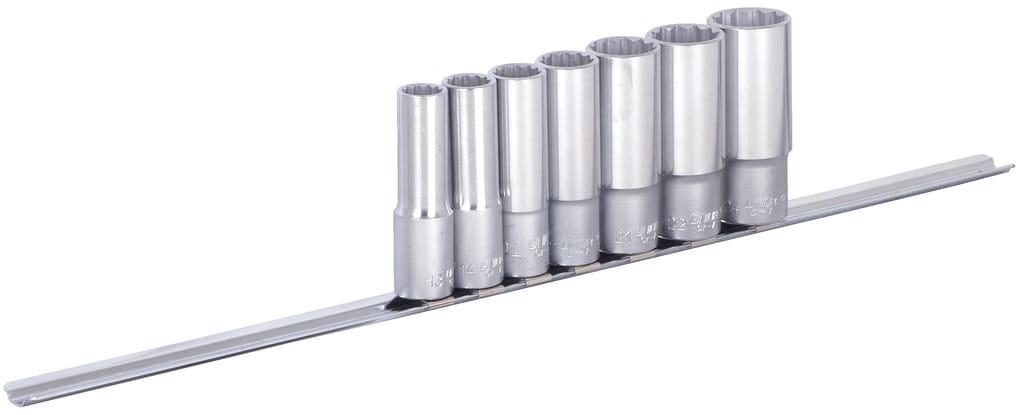 Zestaw długich nasadek 1/2" na wieszaku 13-24/7 Unior (622636) 190H12LP7 AP