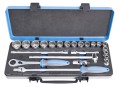 Zestaw kluczy nasadowych 1/2" w metalowej kasecie 3/8-1 1/4" Unior (611943) 190BI12P23IN