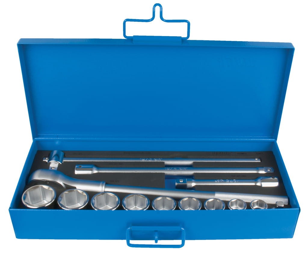 Zestaw kluczy nasadowych 3/4" w metalowej kasecie 22-46/14 Unior (602742) 197MB1