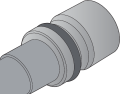 Zestaw kluczy nasadowych 1/2" udarowych w plastikowej skrzynce 15-30/12 Unior (612507) 231/4PB2