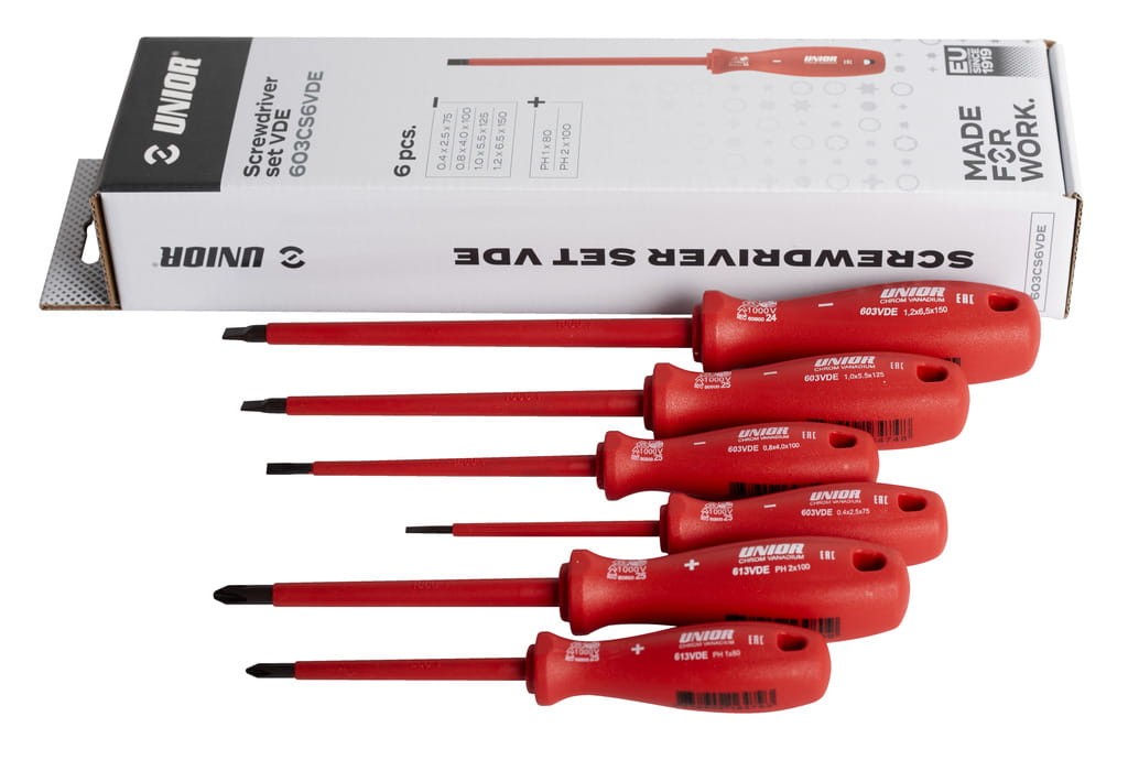 Zestaw wkrętaków VDE /6 Unior (617044) 603CS6VDE