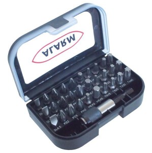 Zestaw końcówek wkrętakowych typu Bit, 31-szt. 41975 56041975 Alarm