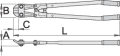 Nożyce dźwigniowe do cięcia prętów 600mm Unior (610976) 596/6B